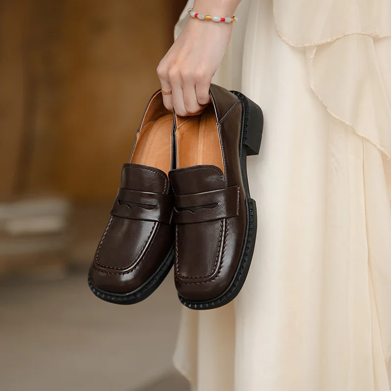 

Женские туфли без шнуровки, на толстом каблуке, размеры 34-39