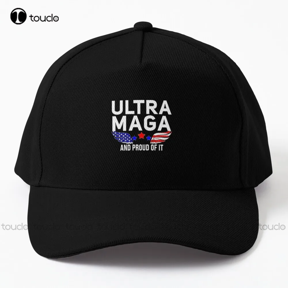 

Ultra Maga And Proud Of It Funny Humor Baseball Cap Trump 2024 Hats For Mens Cotton Outdoor Simple Vintag Visor Casual Caps Art