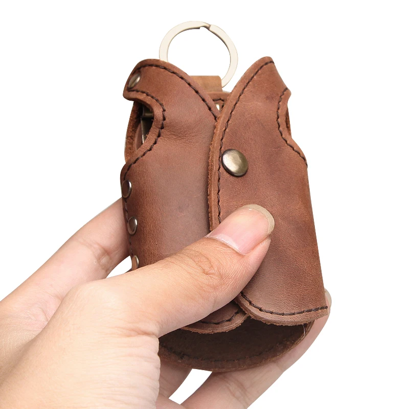 Cobbler Legend 2021 Vintage Genuine Leather Car Key Holder Men Wallet Keychain Housekeeper Women /Male Case Bag Organizer