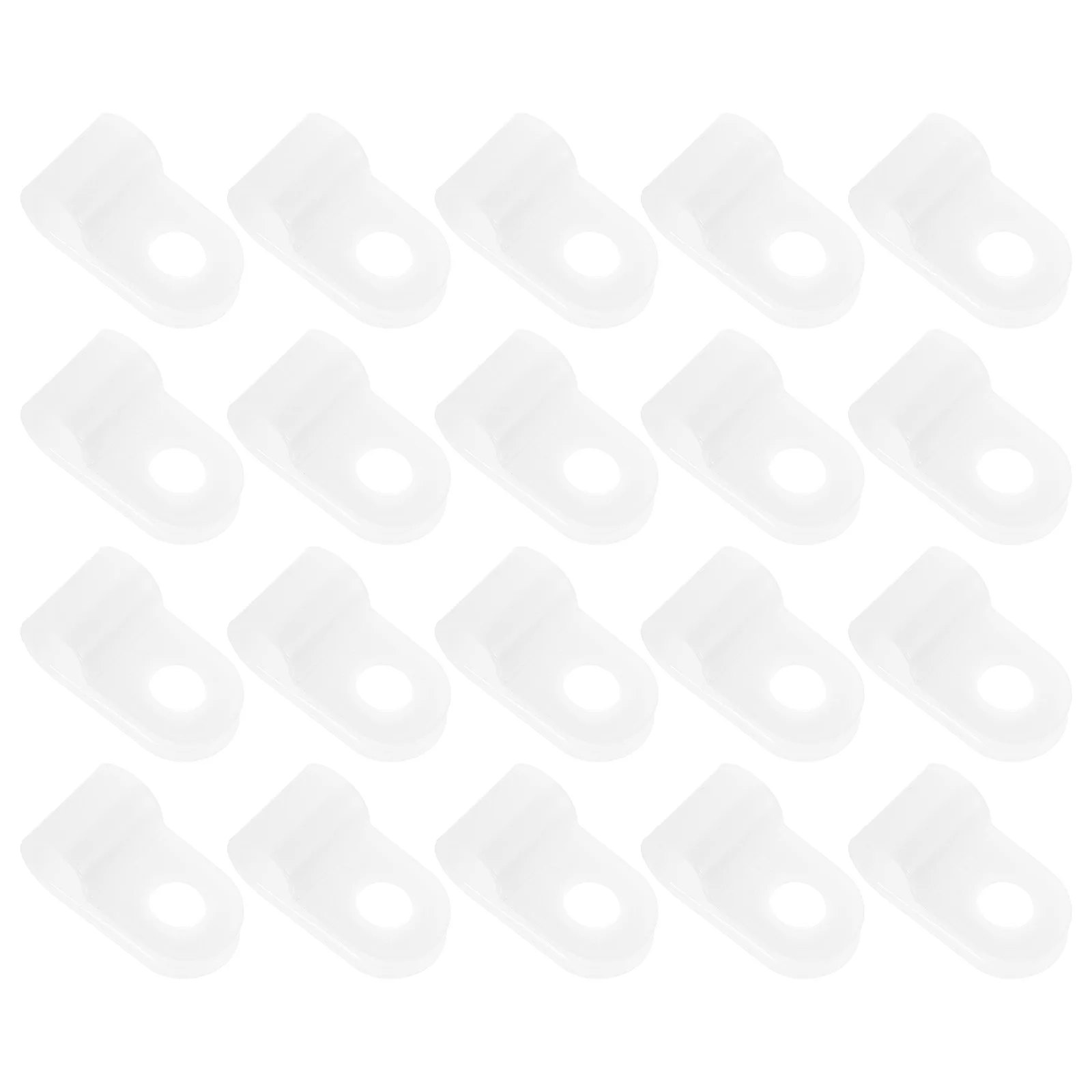 

100 Pcs R Type Clamp Clips Cable Wire Holders Cords Management Pvc Rope Light Mounting Outdoor Lights
