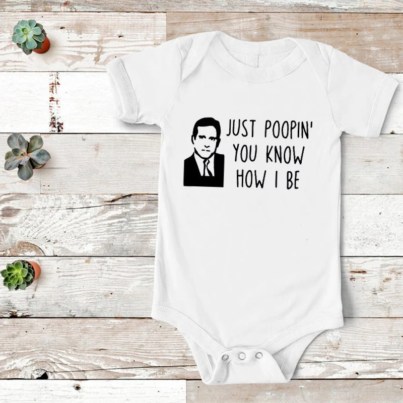 

The Office Baby Gift Family Clothing 2020 Father Dsys Baby Shower Gift Newborn Mommy and Me Clothes Print Cotton M