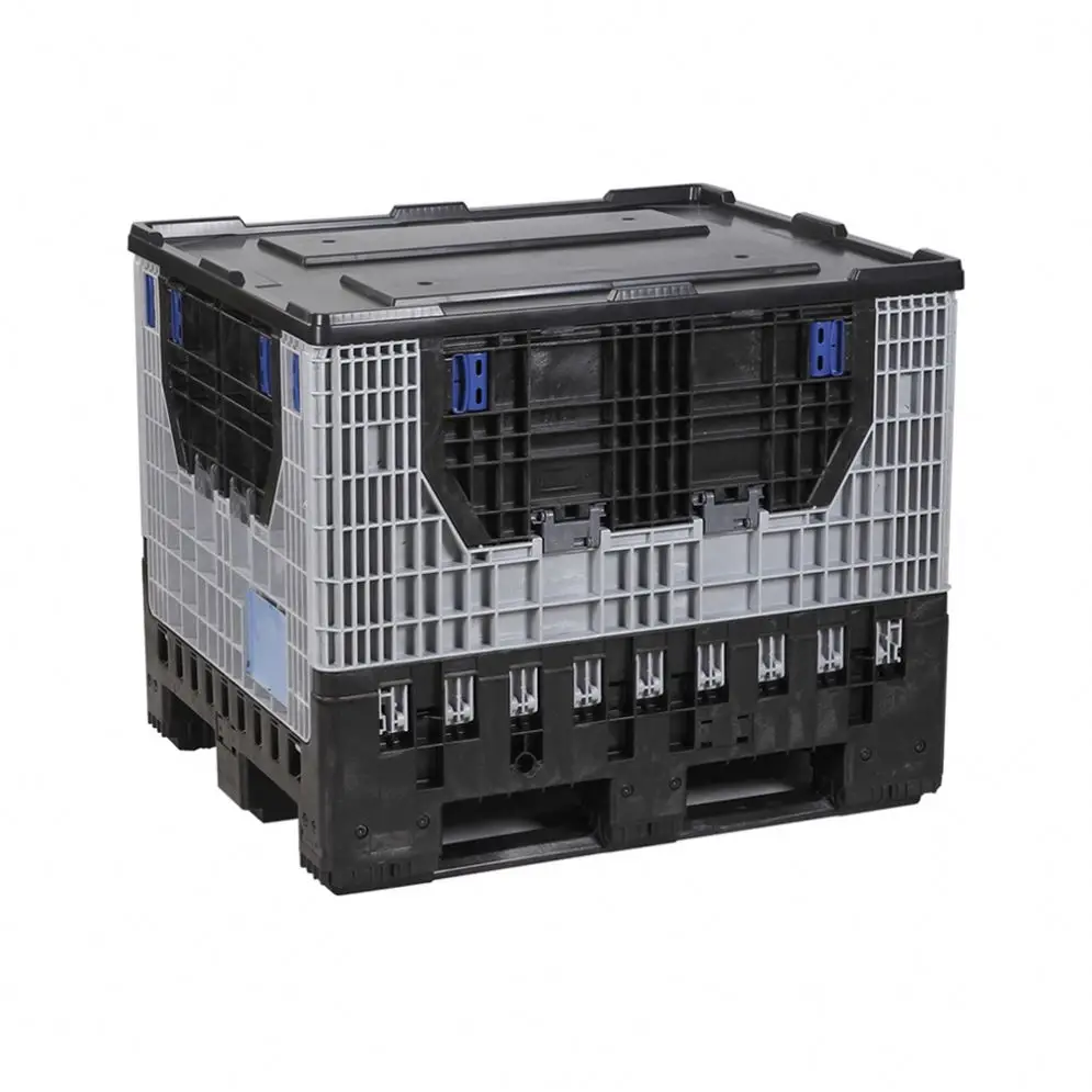 

Flc975-820L 1200*1000*975 Large Large Supermarket Bins Logistic Euro Transport Carton Box In Stock