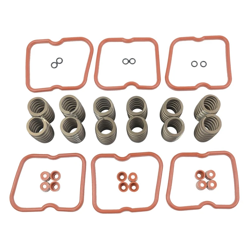 

60Lb Valve Springs 3916691 with Gaskets O-Rings Stem Seals Set for Dodge Ram 1989-1998 Cummins 6BT 5.9L crude oil . 60