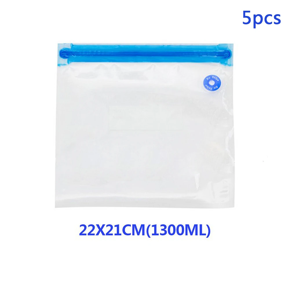 

Reusable Silicone Vacuum Food Sealer Bags Wraps Fridge Food Storage Container