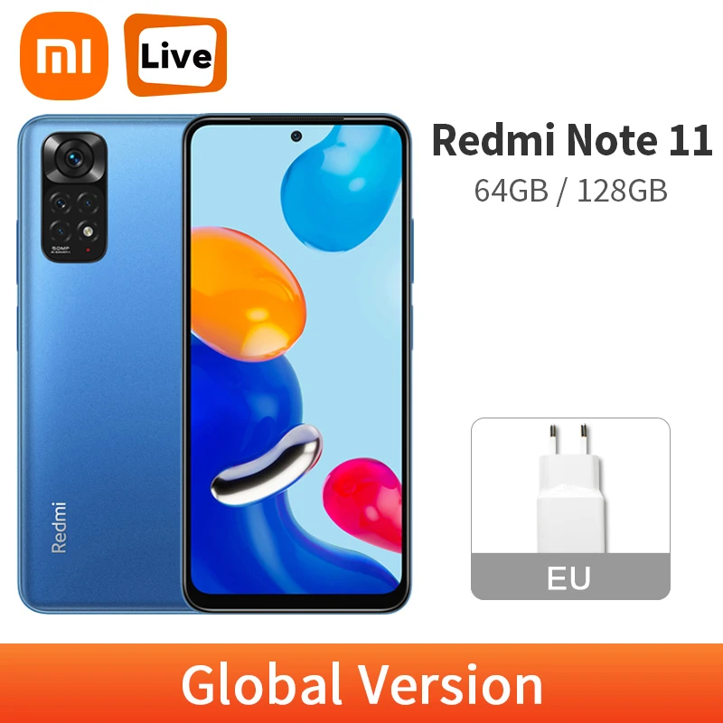 Новинка Xiaomi Redmi Note 11 Смартфон Snapdragon 680 Восьмиядерный 5000 мАч 33 Вт Pro Быстрая зарядка