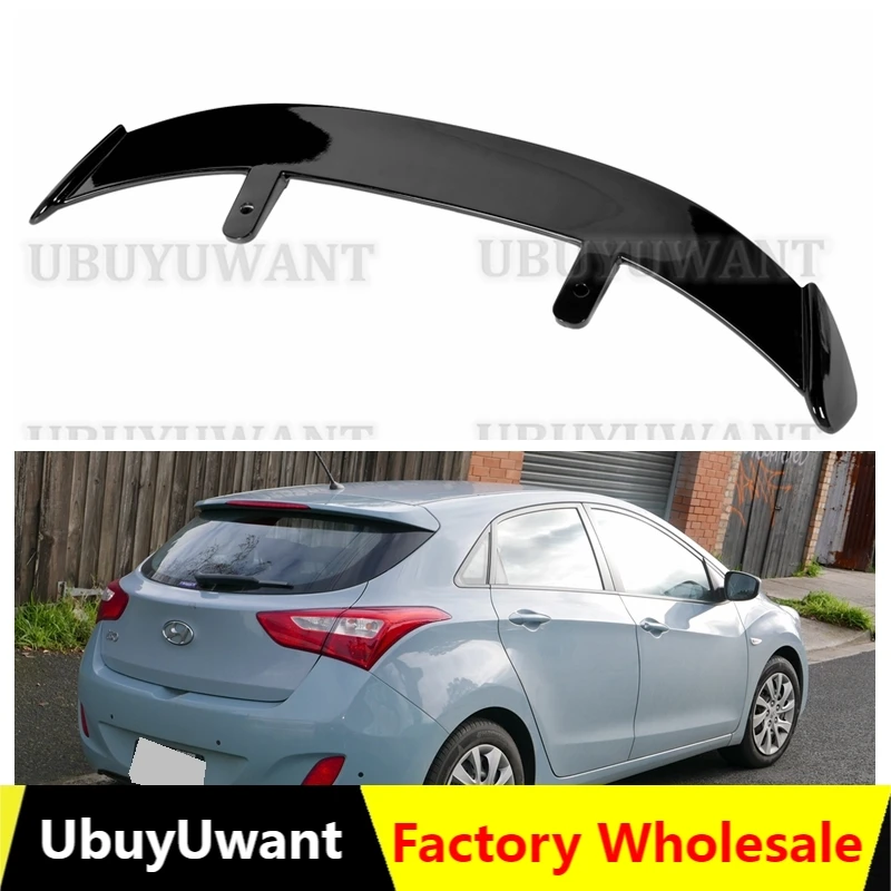 Спойлер крыло для 2013 - 2016 Hyundai I30 Hatcback ABS пластиковый автомобильный спойлер на
