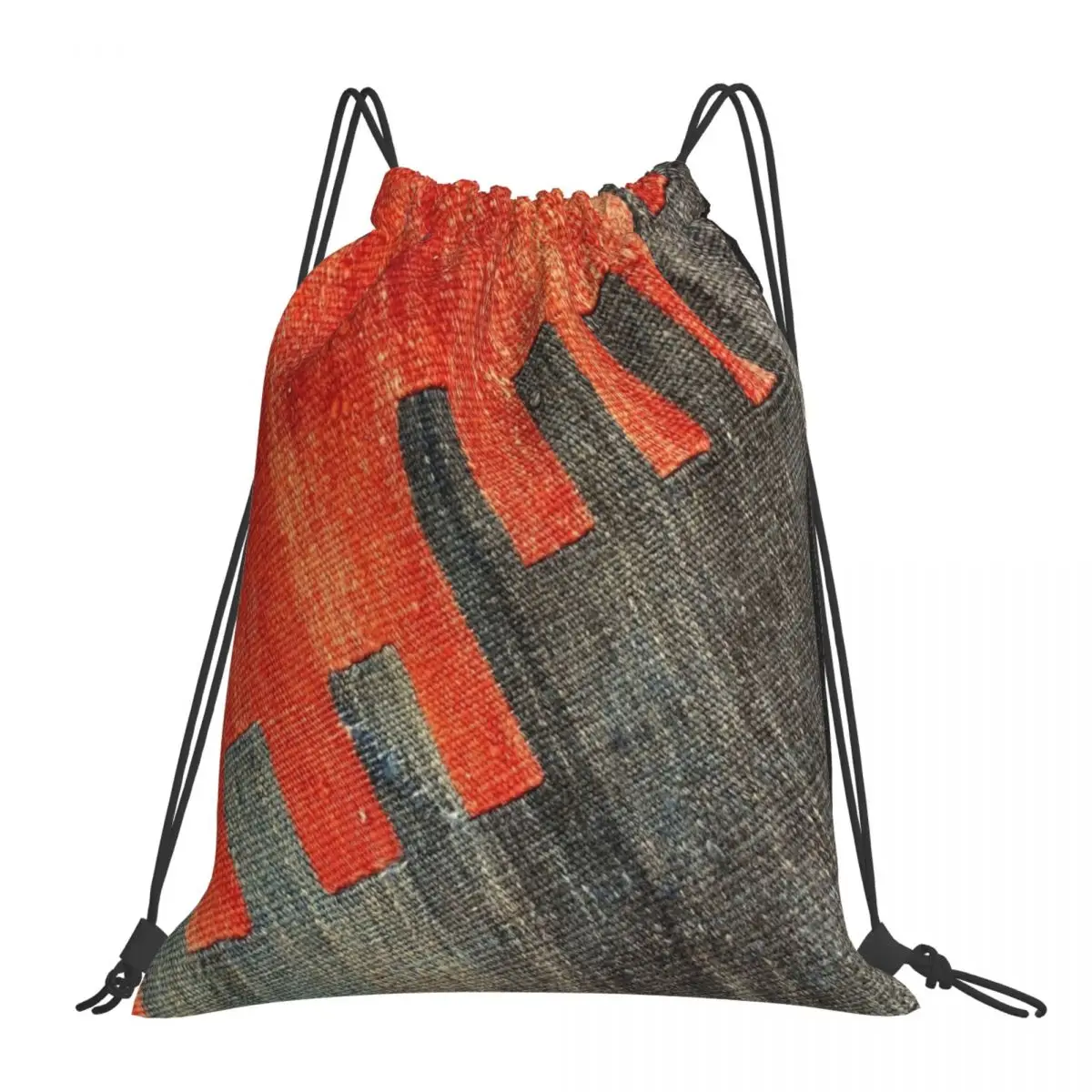 

Navaho Weave, Woven Aztec Textile Backpacks Casual Portable Drawstring Bags Drawstring Bundle Pocket Sports Bag Book Bags