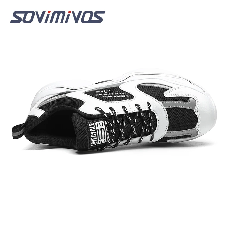 2022 Mens Casual Shoes Fashion Male Sneakers Air Cushion Breathable Sports Running Shoes PU Mesh Tenis Masculino Adulto Men Shoe