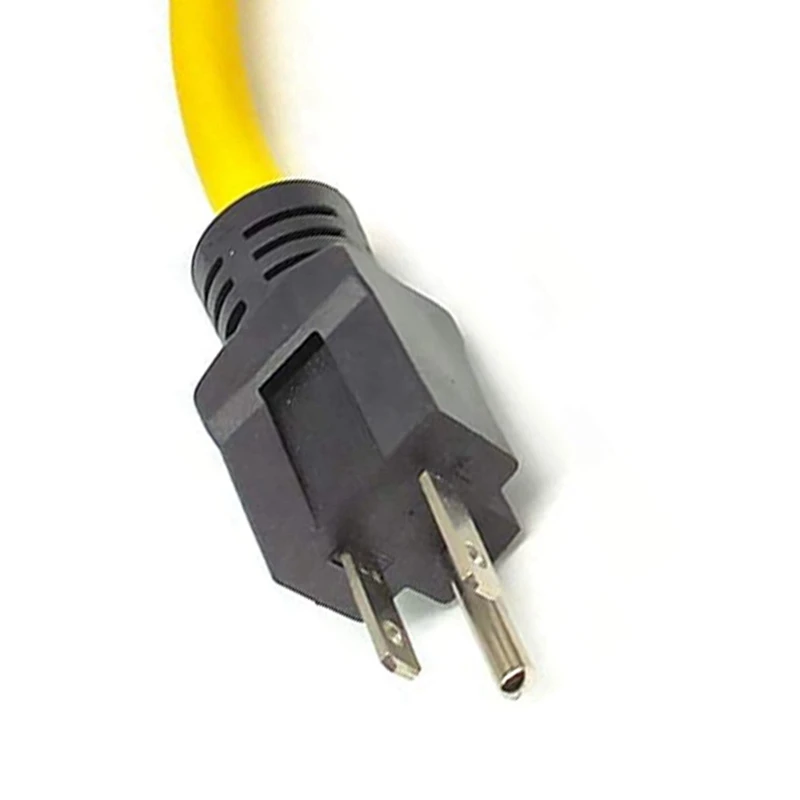 

2 шт., шнур адаптера генератора NEMA 5-15P для переключателя передачи, Удлинительный шнур-адаптер (3-зубчатый штекер 12AWG 125 в), штепсельная вилка стандарта США