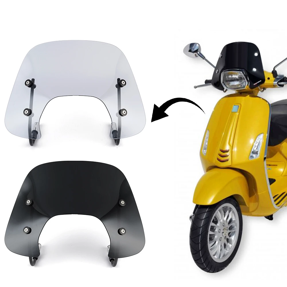 Фото Ветровое стекло для мотоцикла Vespa Sprint 150, 2016-2022 гг. №1