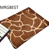 mrgbest gaming mousepad giraffe pattern beautiful diy printed mouse pads anti skid wear rubber pc computer for gamer play mats