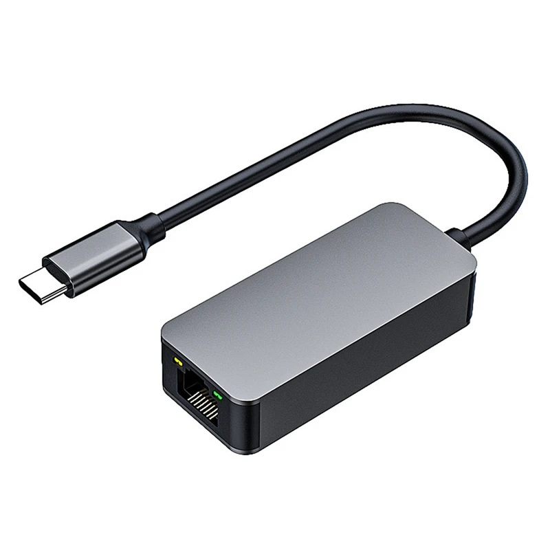 

2.5G Ethernet Adapter Network Card Cable Converter Type C To RJ45 Gigabit Network Card Driver-Free