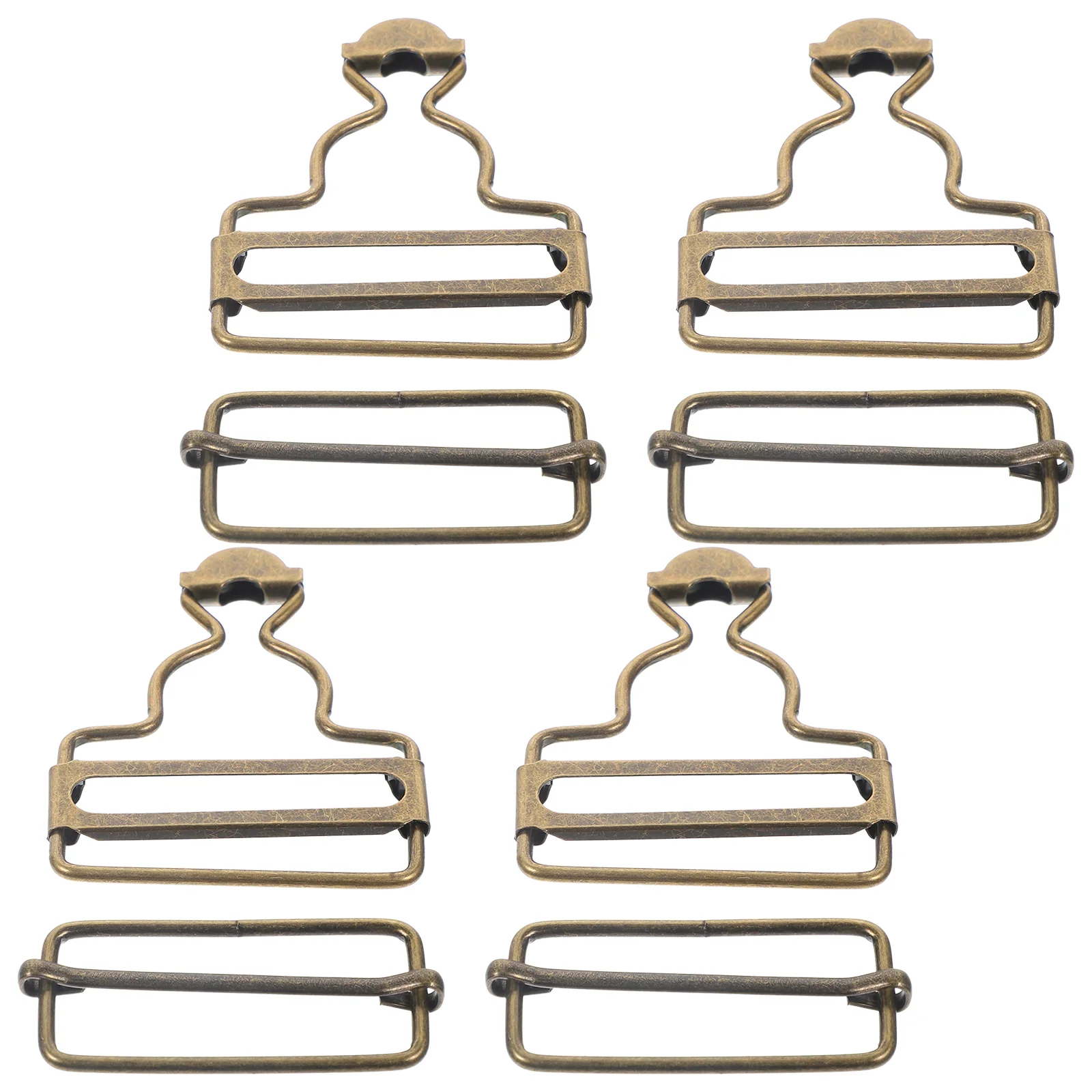 4-шт. Пряжки наручи для брюк нагрудник брюки пуговицы металлический офисный