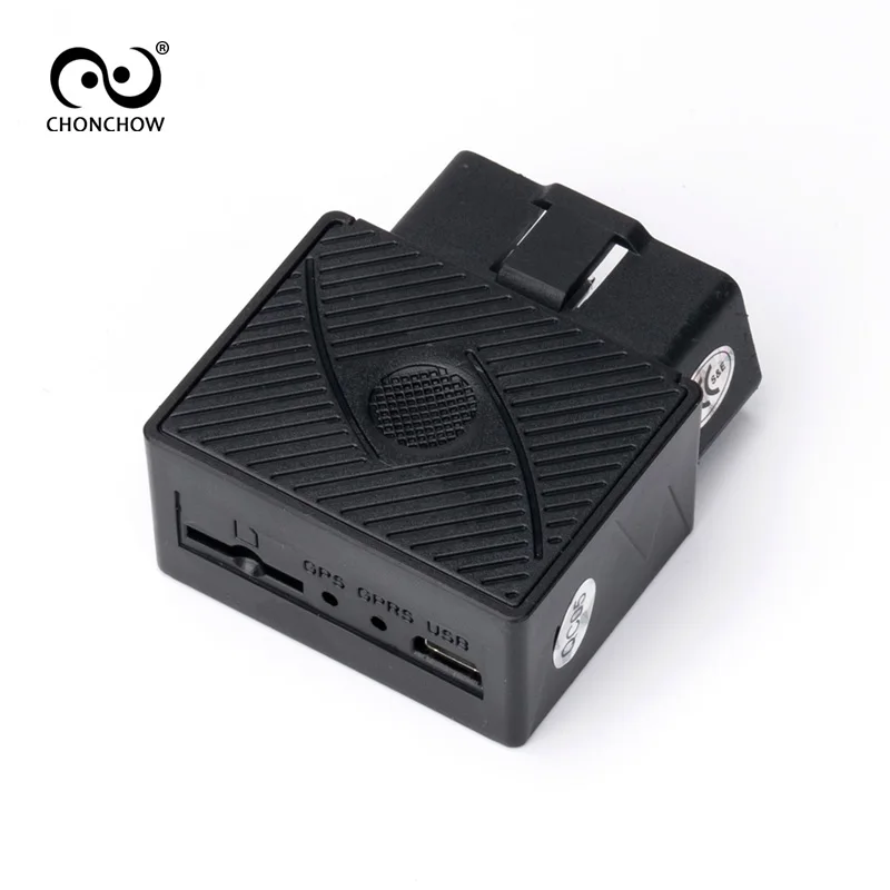 Новый мини GPS трекер 16 Pin OBD2 GSM GPRS слушать положение SMS Отслеживание локатор в