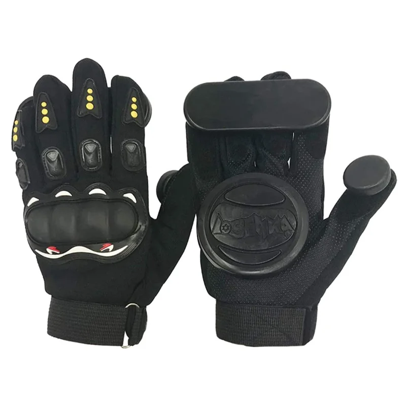 

Skateboard Gloves Standard Longboard Drift Brake Turning Gloves Outdoor Skate Black