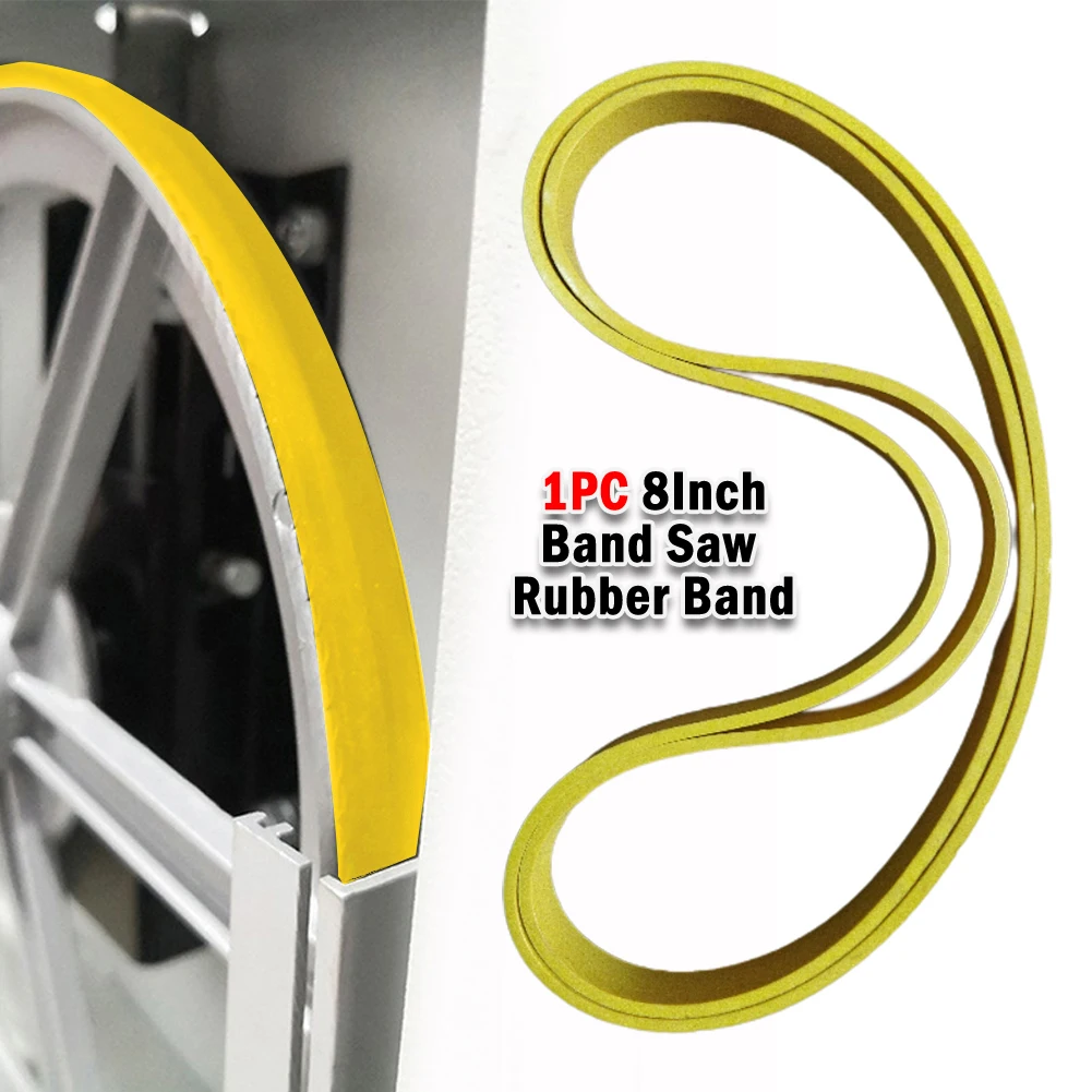 1x WoodWorking Band Saw Rubber Band Band Saw Scroll Wheel Rubber Ring For Band Saw Bandsaw Scroll Wheel Rubber Ring 8 Inch