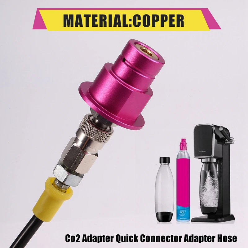 Содовая линия для внешнего резервуара CO2 карбоновая бутылка Sodastream Terra DUO Art