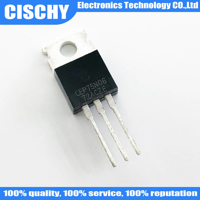 

10pcs/lot CEP75N06 75N06 TO-220 In Stock