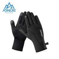 aonijie m56 breathable full finger anti slip sports gloves two finger touchscreen wrist extension protection for cycling running