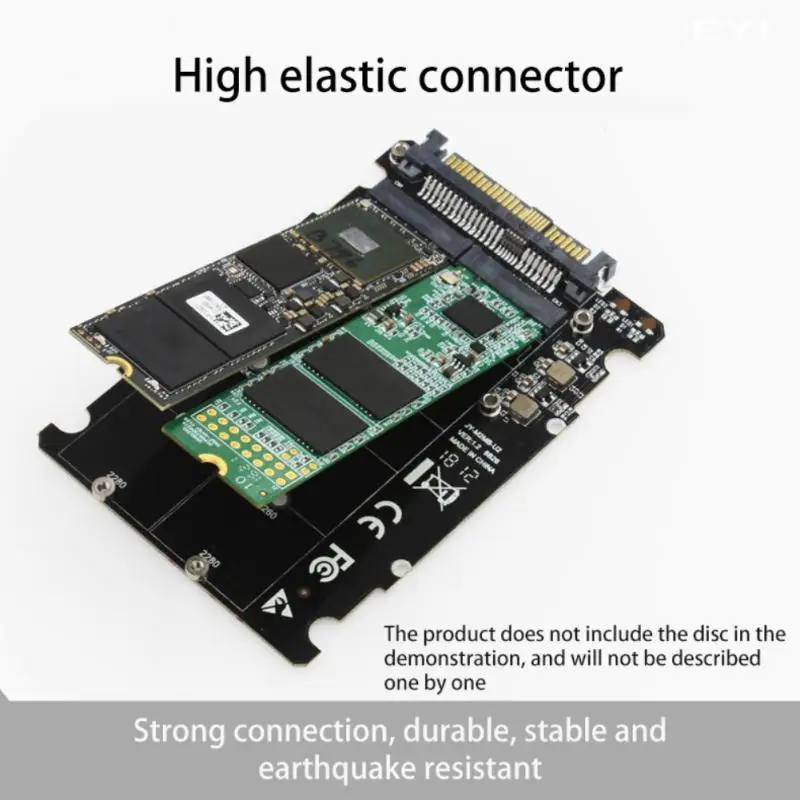 

M.2 SSD to U.2 Adapter 2in1 M.2 NVMe and SATA-Bus NGFF SSD to PCI-e U.2 SFF-8639 Adapter PCIe M2 Converter for Desktop Computer