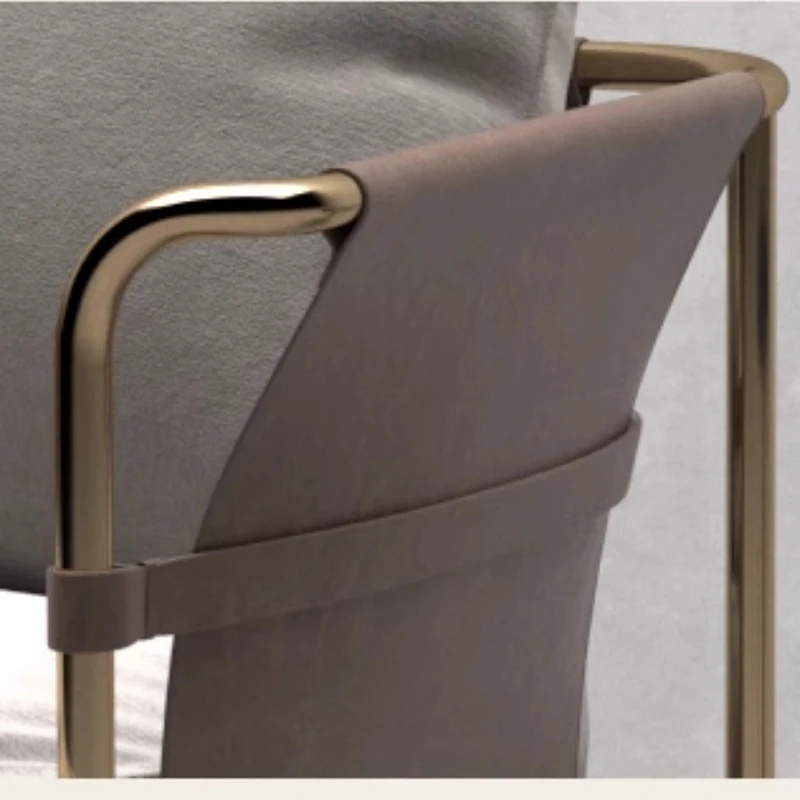 Кожаное кресло мебель для гостиной остров скандинавские мягкие стулья кухни