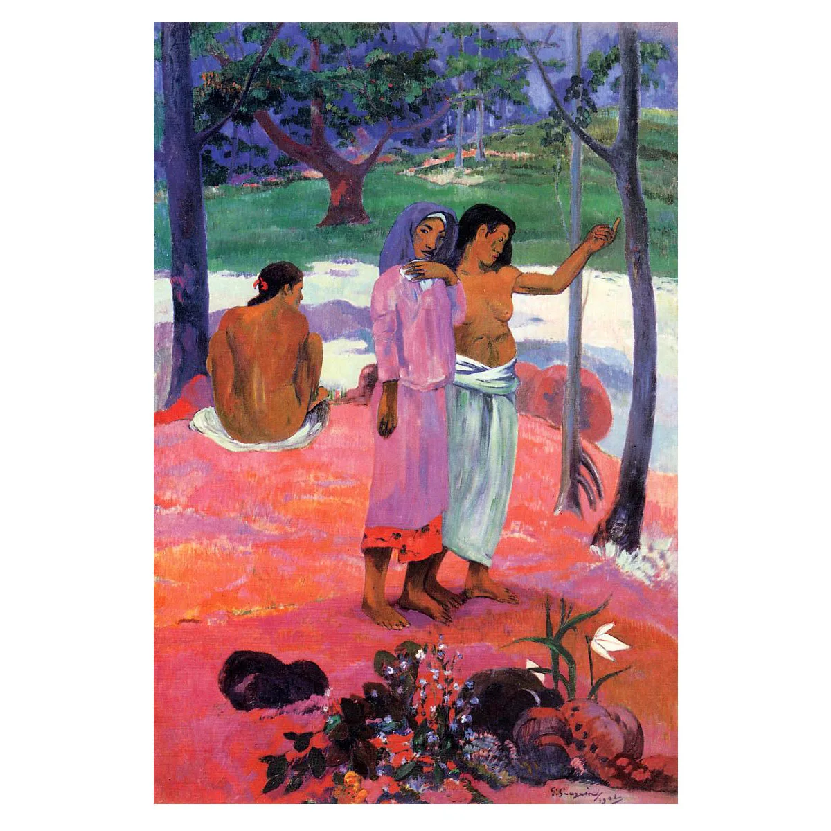 

The Call by Paul Gauguin Hand painted famous oil painting reproduction Modern wall art Home decor canvas free shipping