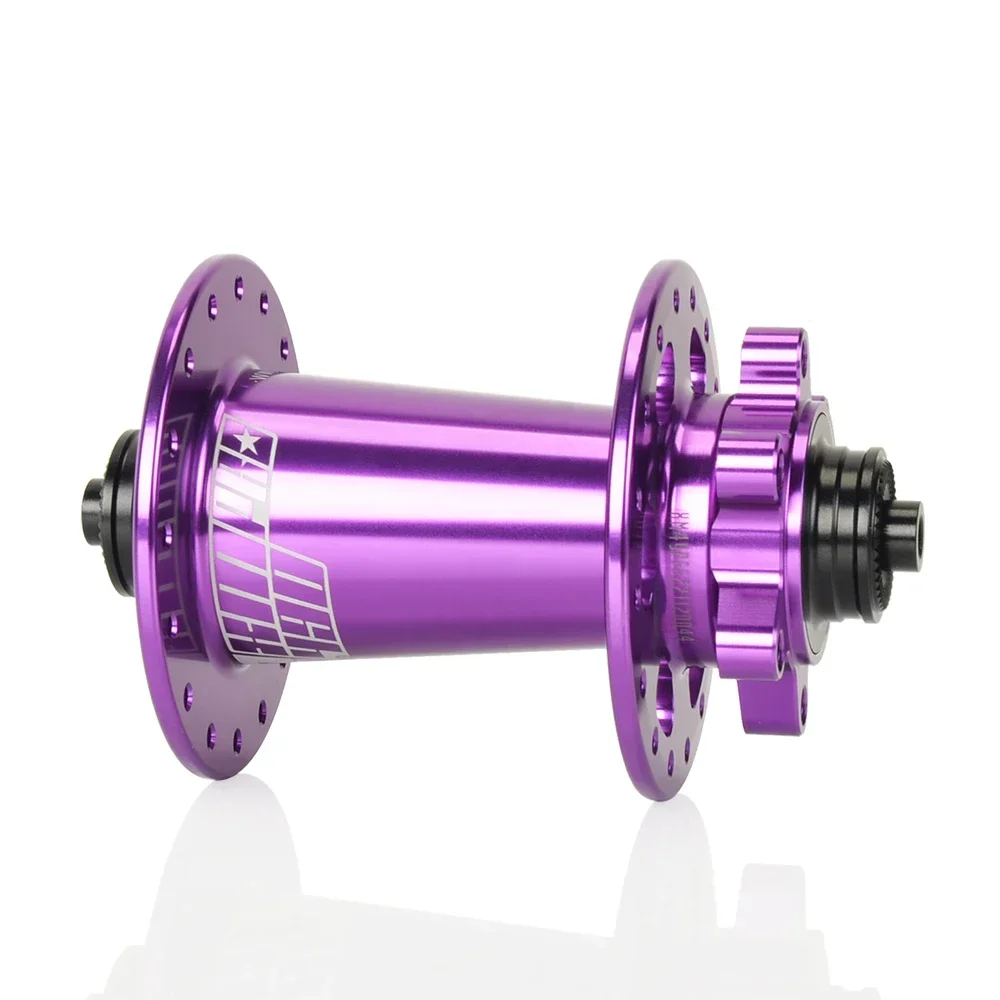 Фото Втулка велосипедная Koozer XM490pro, передняя, для MTB, 5x100 мм QR, 9x100 мм TA, 15x100 мм THRU, 28H/32 отверстия, 6 болтов, под дисковый тормоз, 2 герметичных подшипника, запчасти для велосипеда. №5