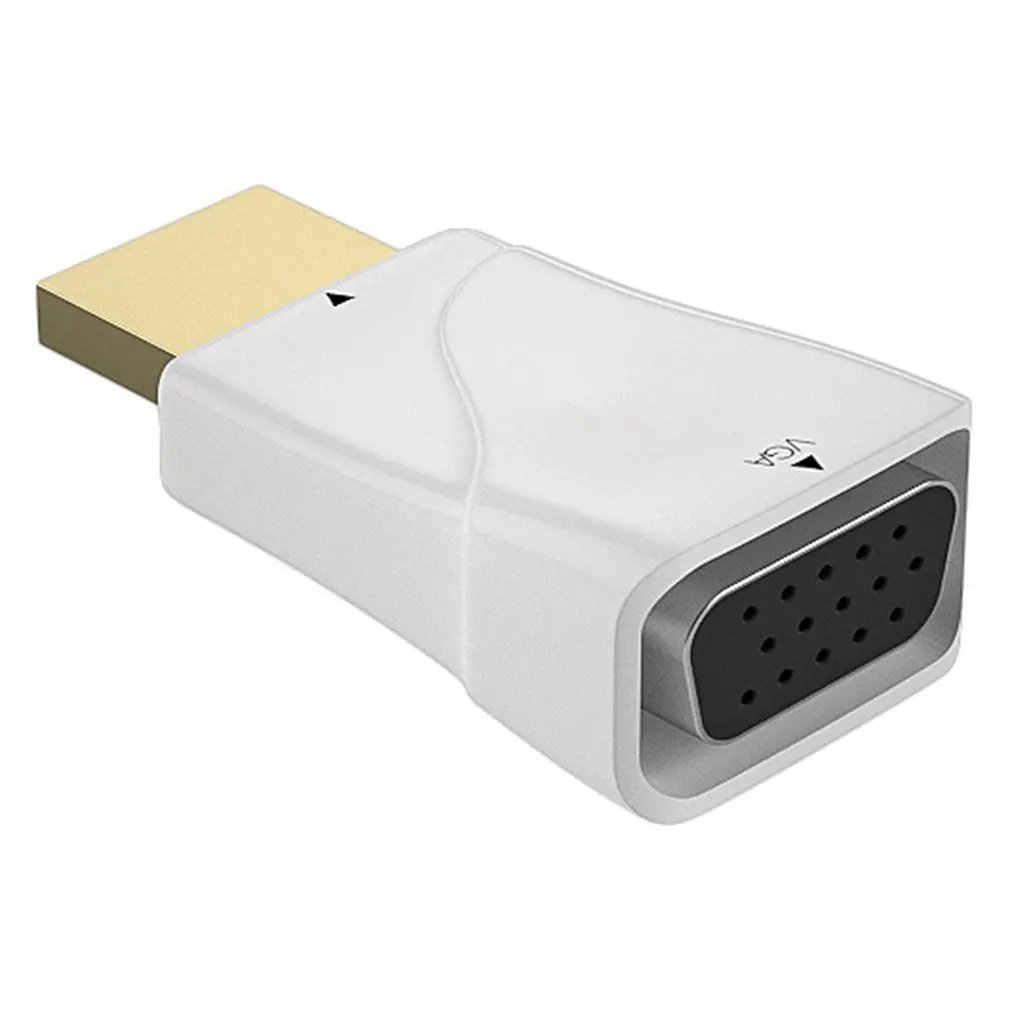 

Адаптер HDMI-совместимый с VGA, адаптер HDMI-совместимый, адаптер VGA, стабильный преобразователь высокой четкости