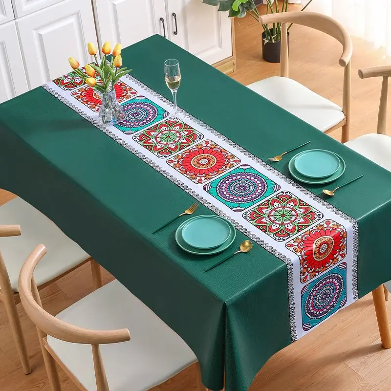 

Table cloth waterproof, oil resistant, fashionable and colorful_AN2627