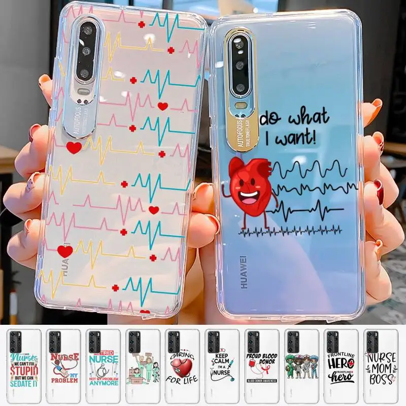 

Cartoon Medicine Doctor Nurse Phone Case for Samsung S20 ULTRA S30 for Redmi 8 for Xiaomi Note10 for Huawei Y6 Y5 cover