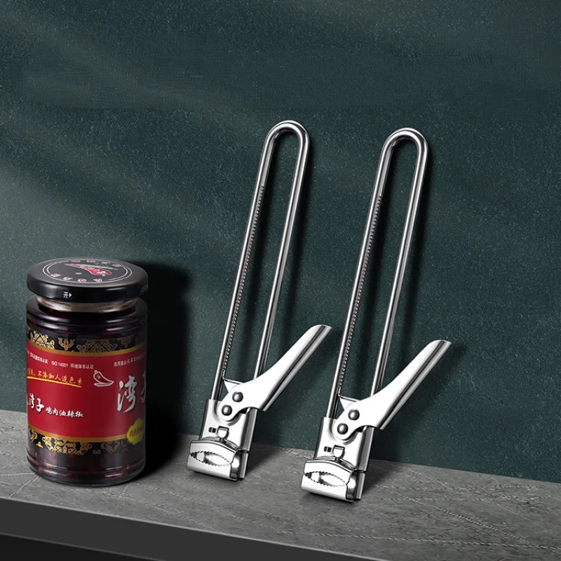 

Stainless Steel Creative Multifunctional Can Opener Beer Bottle Opener Adjustable Manual Can Opener Clamp Kitchen Supplies Tools