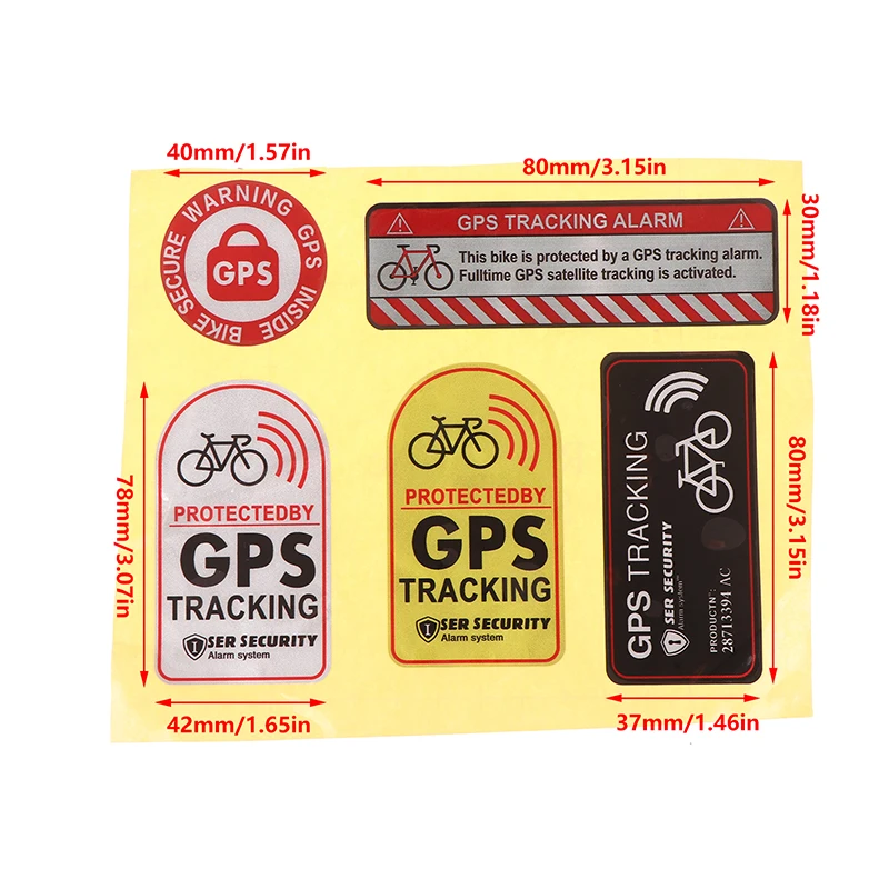 1 комплект велосипедная GPS-наклейка скутер мотоцикл противоугонная