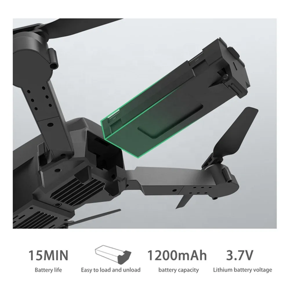 Складной Квадрокоптер Global Drone 2021 дюйма HD 4K 1080P Wi-Fi | Игрушки и хобби
