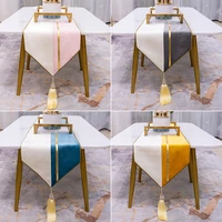 table runner luxury wedding velvet table cloth european tasseled quality table cover for home party christmas table decoration