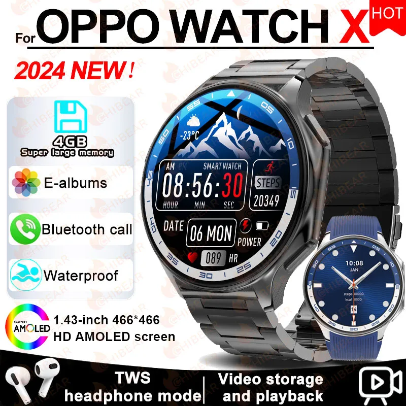 Умные часы DT Watch X 4 Гб Amoled экран для HUAWEI GT