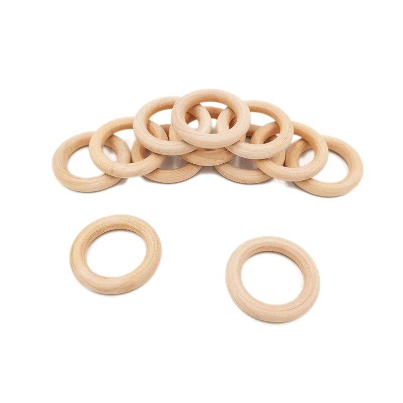 

1pc 100mm Natural Unfinished Wood Rings Circle Wood Pendant Connectors for DIY Projects Jewelry and Craft Making