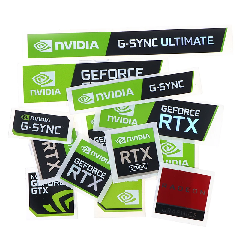 5 шт./лот NVIDIA GTX GEFORCE декоративная наклейка для ноутбука и настольного компьютера |