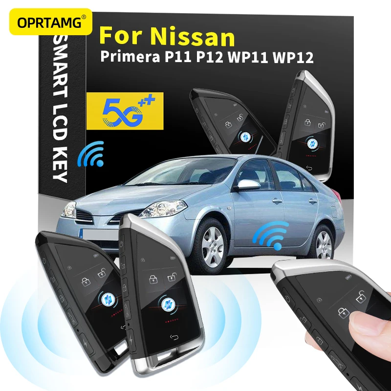 

Car Smart Remote Control Key LCD Display for Keyless Smart Key For Nissan Primera P11 P12 WP11 WP12 2000-2019 2020 2021 2022