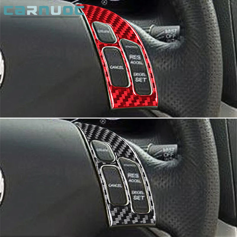 Наклейки на кнопки рулевого колеса из углеродного волокна для Honda Acura TSX 2003 2004 2005