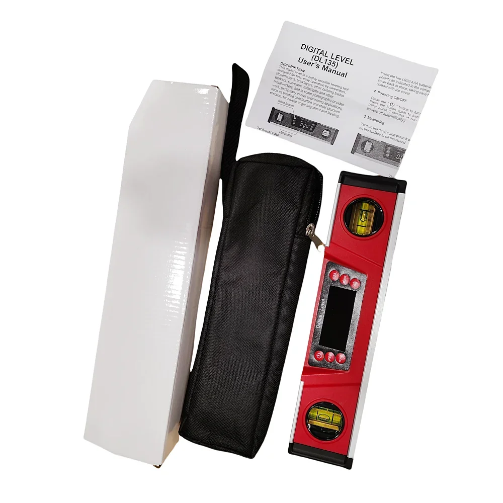 DL135 Алюминиевая линейка для цифрового уровня 10 дюймов (254 мм) многофункциональная