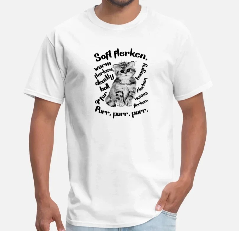 Мягкая футболка с забавными гусиными котами 100% хлопок круглым вырезом летняя