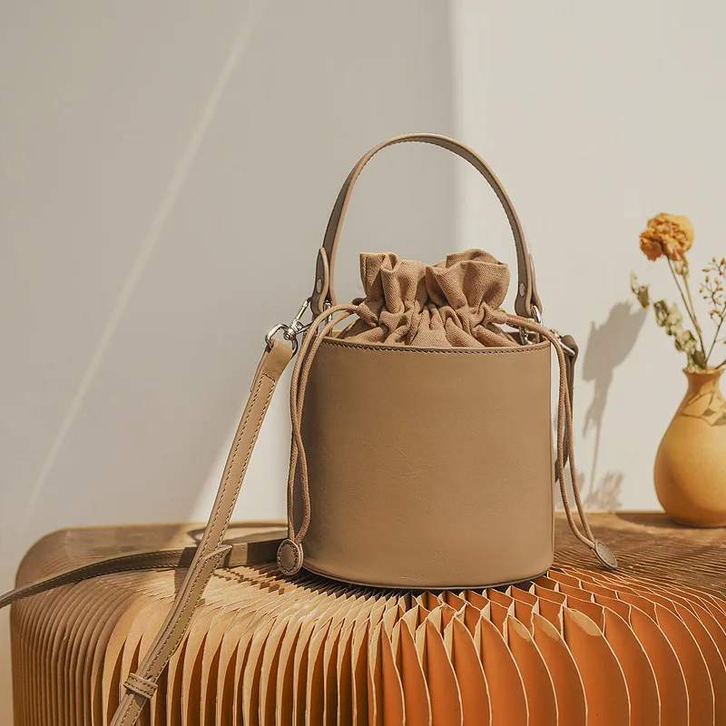 

Женская сумка из натуральной воловьей кожи, многофункциональный персонализированный саквояж через плечо с ремешком на голову, модная сумочка на плечо