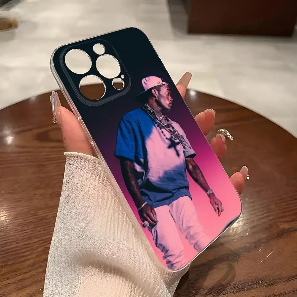 Чехол для телефона Lil Uzi Vert iphone 14Pro 15 11 12 16 Pro Max Mini 8 Plus X XR XS SE2020 прозрачный чехол