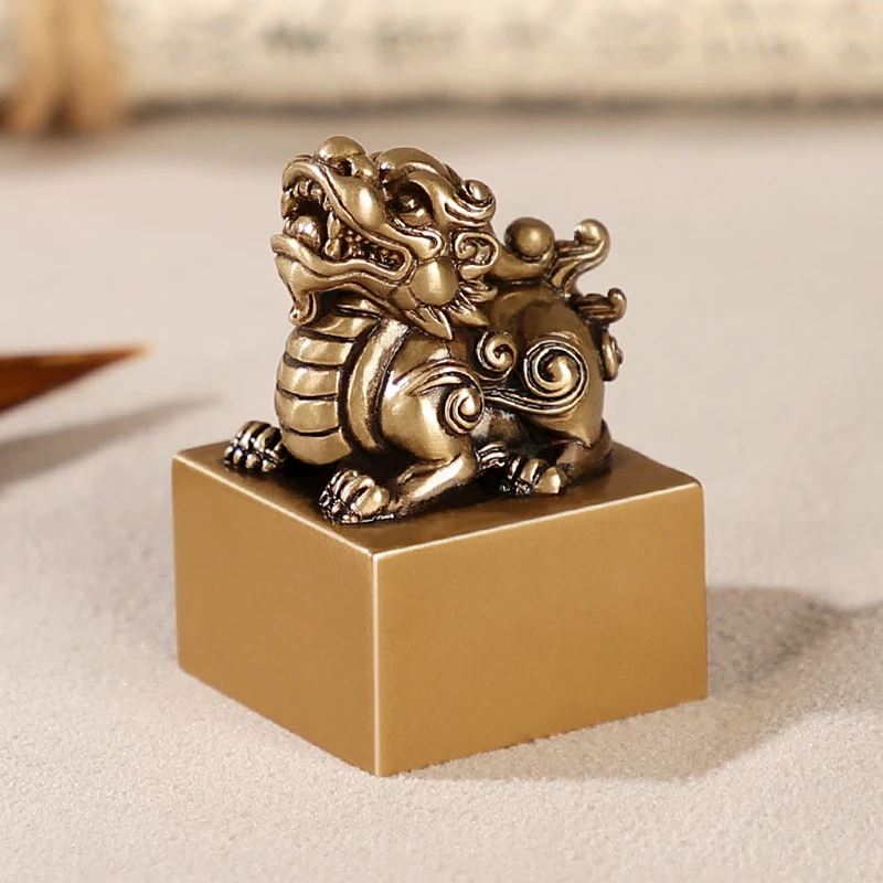 Brass Seal Customized Chinese Name Stamp Chinese Calligraphy Painting Stamp Metal Stempel Personal Signature Sello Private Stamp