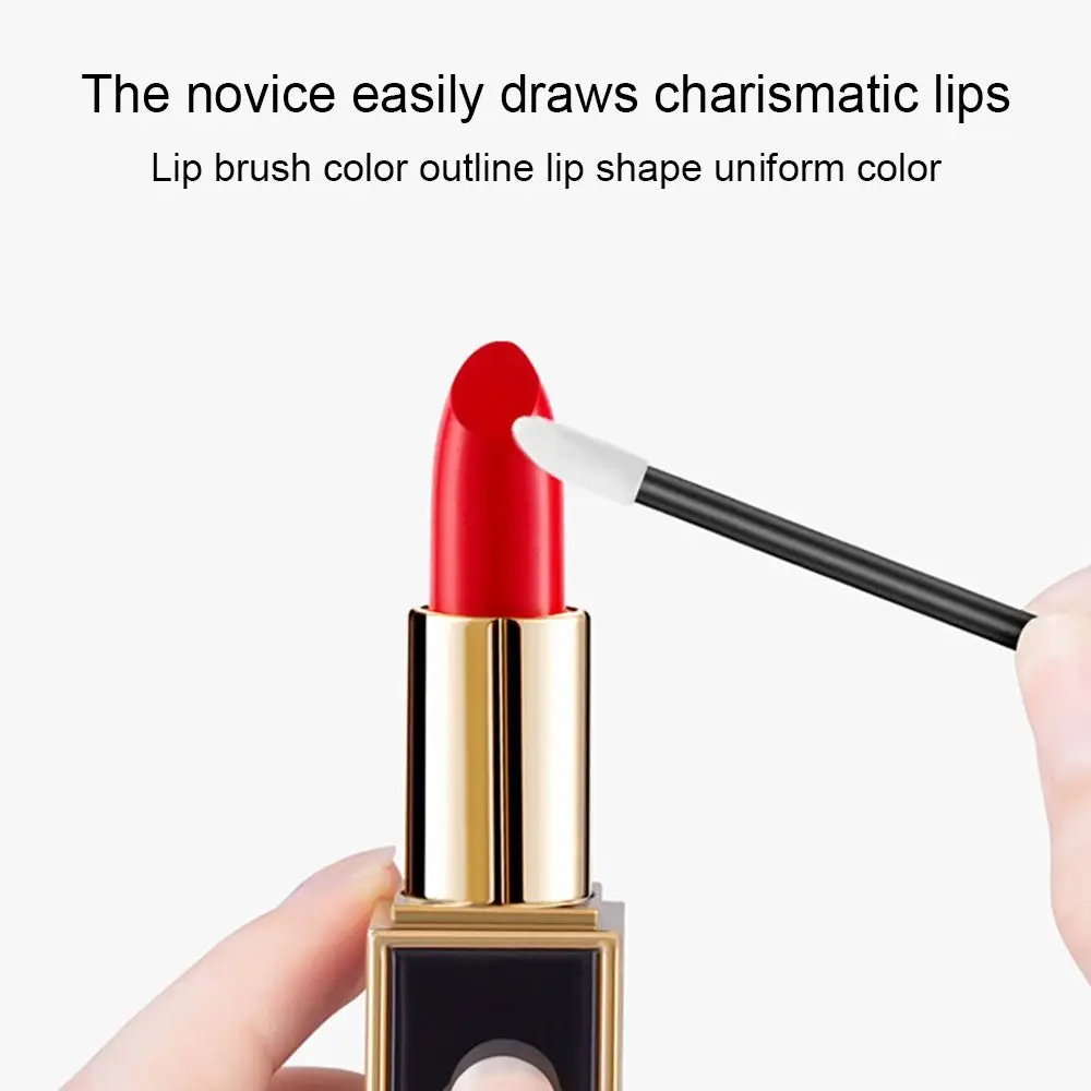 

100Pcs Beauty Portable Makeup Tool Lip Clean Lip Brush Lipstick Wand Mascara Applicator