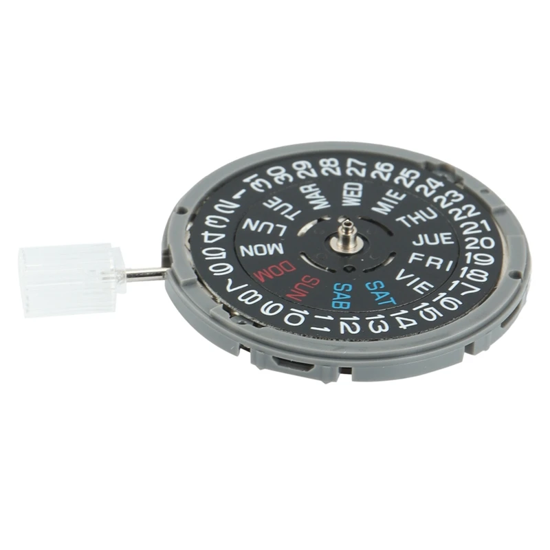 NH36 English Date Week Automatic 3.8 O'clock Crown Watch Movement Mechanical Replacement Parts