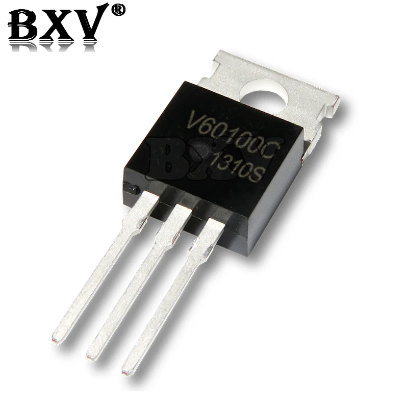 

5 шт V60100C TO-220 упакованный диод Шоттки общий катод