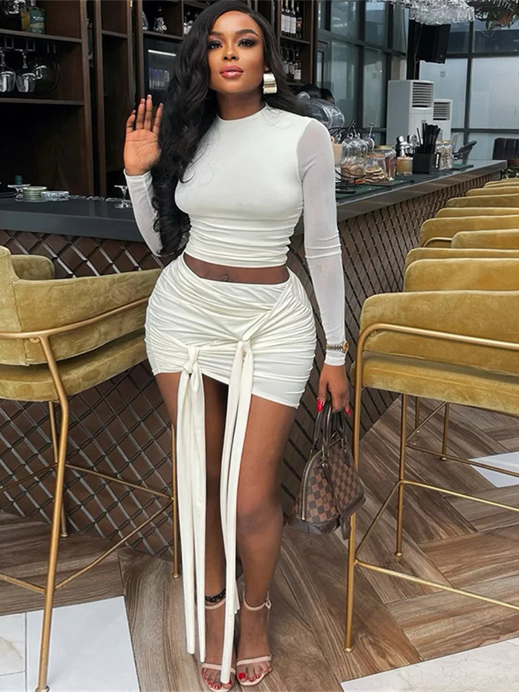 Weird Puss однотонный лоскутный комплект из 2 предметов женский осенний укороченный