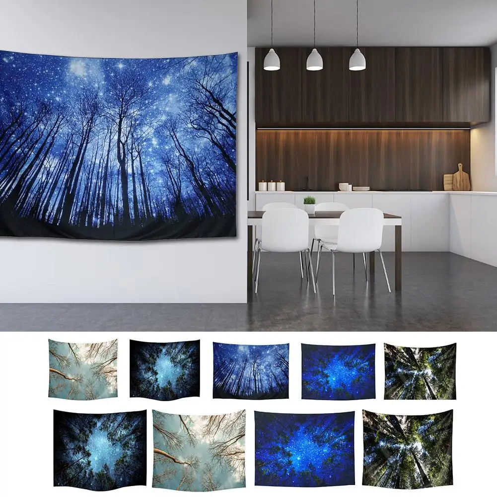 

Home Tapestry Wall Hanging Sky Beach Picnic Blanket Camping Tent Sleeping Mat A Variety of Dramatic and Beautiful Patterns