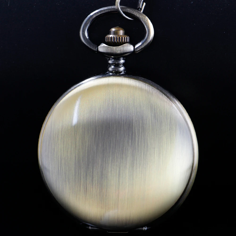 Antique Rome Display Double Opening Steampunk Mechanical Pocket Watch Vintage Gentleman Analog Signal Clock Women Jewelry Gift